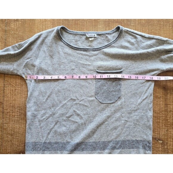 Smartwool Akamina Pocket Two-Tone Gray Wool Blend Sweater  size extra small - Picture 7 of 7